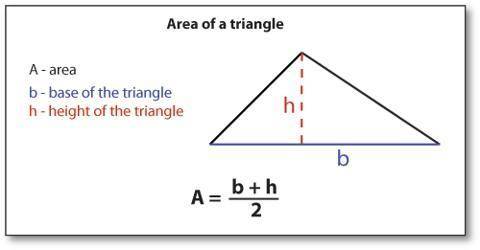 How to find area of a triangle ​