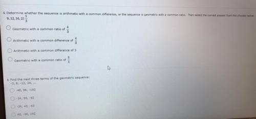 Please help with my Sequences Hw
I will give brainliest