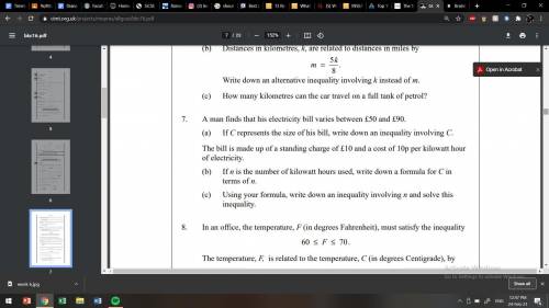 Can anyone help me with question 7 please?