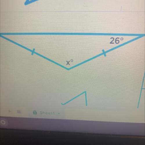 Can someone help find X on the Triangle plssss