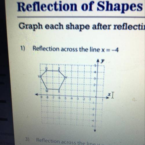Reflection across the line x=-4
I’m confused pls help me some one