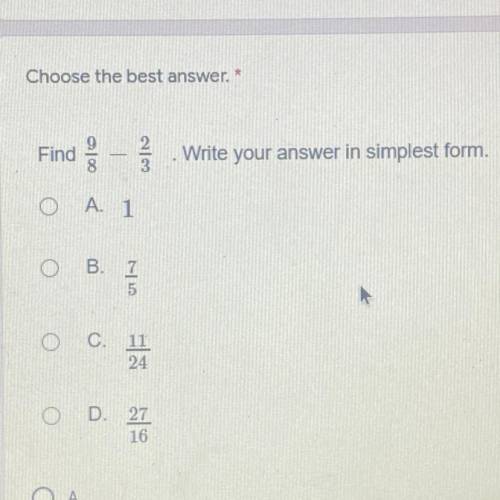 Only one answer is correct help