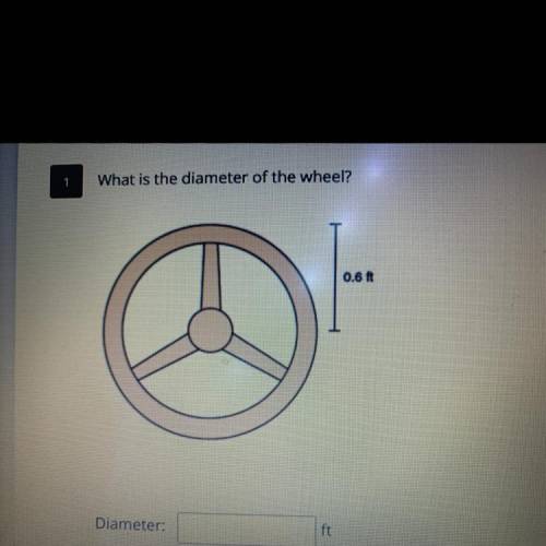 What is the diameter of the wheel?
0.6 ft ASAP work it out thank you!!