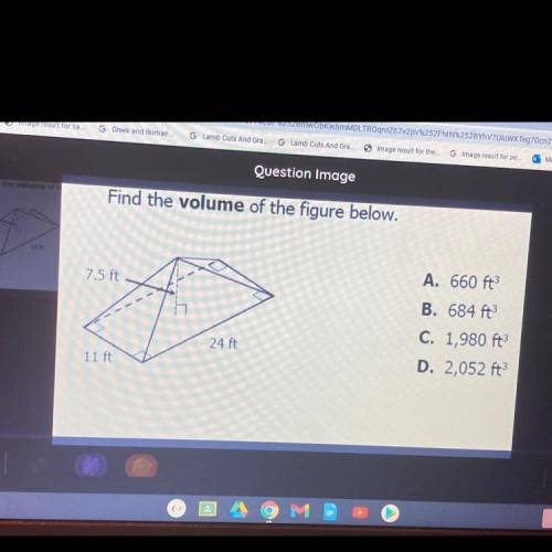 I need to find the volume of the figure