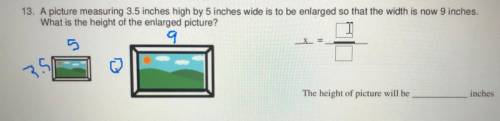 Please help me set up this problem, I’ll mark you brainiest if it’s correct 
X/? = ?/?
