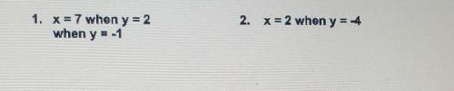 Hello can somebody help with # 1 and 2 please

Suppose x and y vary Inversely. Write a function th