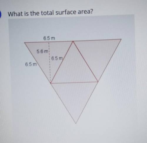 HELP ME 7th grade mathWhat is the total surface area someone please answer! ​