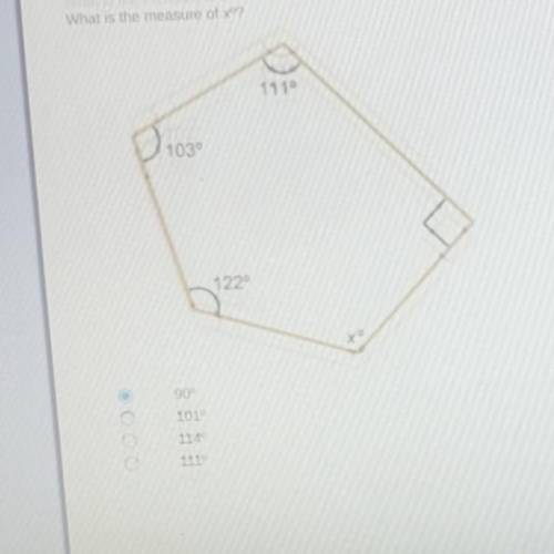 What is the measure of x?
Please help me.