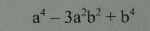 Factorise:help me to solve its answer is(a2+ab-b2)(a2-ab-b2)​