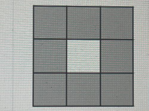 What is the fraction and percent of the shaded part in each square?