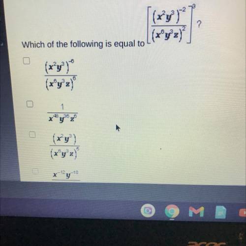 Which of the following is equal to