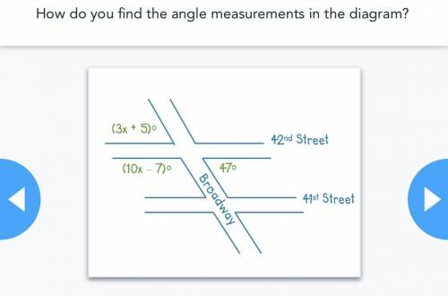 How do you find the angle measurements in the diagram? *picture*