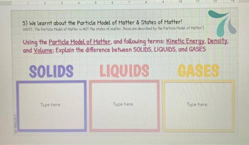 Can you guys please help me, i need to exlain whats the difference between solids,liquids, and gase