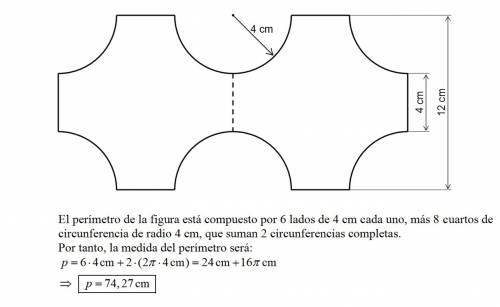 URGENTE, POR FAVOR AYUDA 

Se diseña una loseta recortando cuadrantes de circulo de 4cm de diámetro