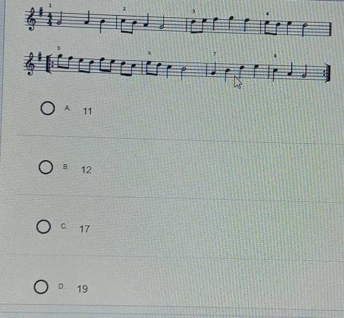 How many total measures of music will be performed when playing the following example with repeats?