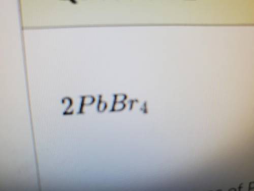 How many atoms of Pb are there?