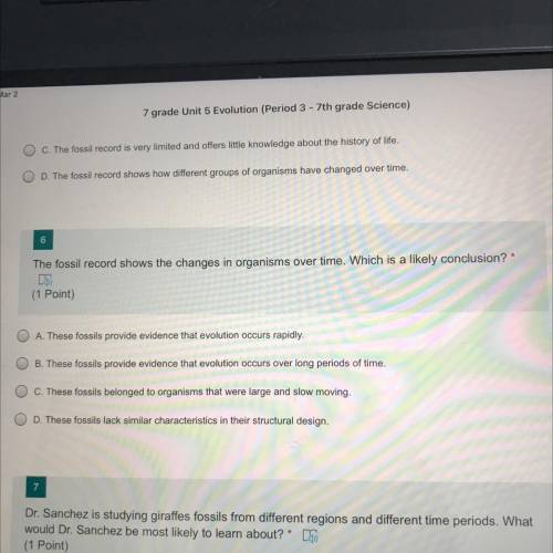 Number 6 please answer