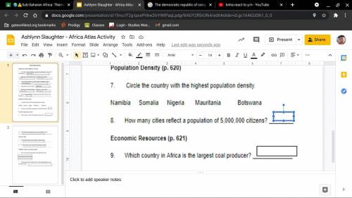 Please help me on this Sub-Saharan Africa quiz!