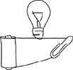 A simple electric circuit is shown below. When the paper clip is replaced with a wooden craft stick