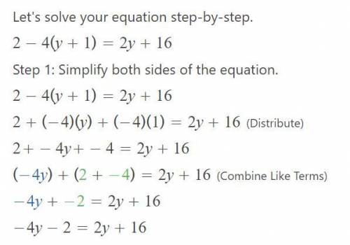 Highschool Multi-Step Equations