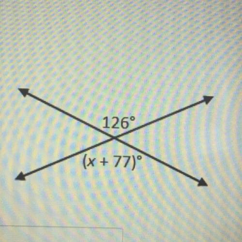 126 (x + 77) x=? Plz help me