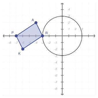 Given parallelogram PARK:

Prove graphically and algebraically that a clockwise rotation of 
270°