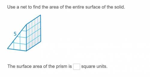 VERY VERY EASY/ PLEASE HELP/ WILL MARK BRAINLIEST

Use a net to find the area of the entire surfac
