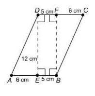 What is the area of this parallelogram?

A. 60 cm²
B. 66 cm²
C. 72 cm²
D. 132 cm²
PLS HELP I'LL GI
