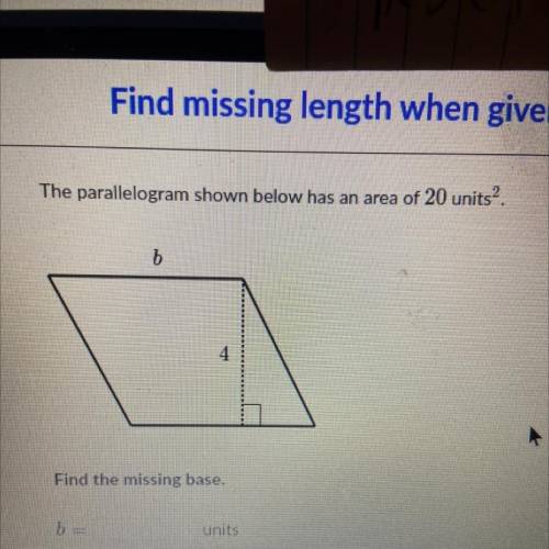 Find the missing base 
B=