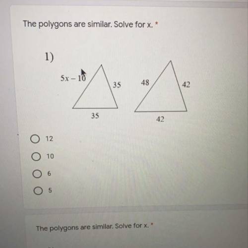 Solve for x please show work