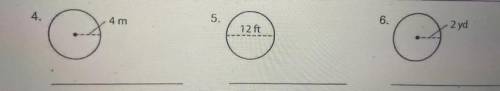 (awarding brainliest) i’m not that smart pls help.

What is the circumference of these circles usi