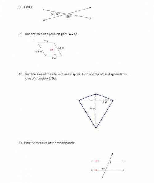 Geometry help fast! I attached a screenshot of questions i need help with.