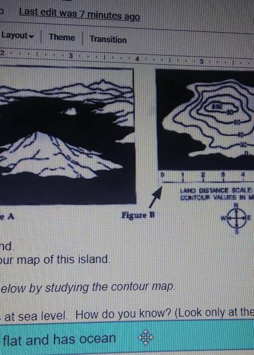 This island starts at see level. how do you know

what is the countour interval of this map?which