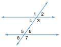 If angle 2 is 45 degrees, what is the measurement of angle 4?
