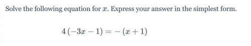Does this equation have one solution, many solution or no solutions? and why? I need to show my wor