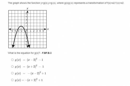 What is the equation for g(x)?