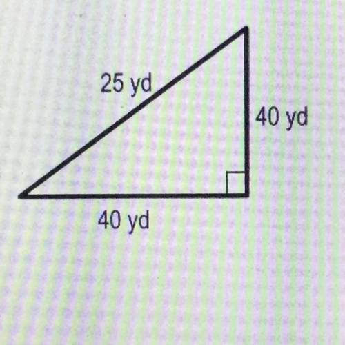 What is the are of the triangle(look at the picture)