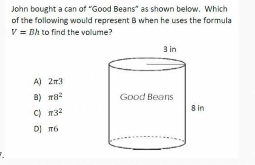John bought a can of Good beans as shown below