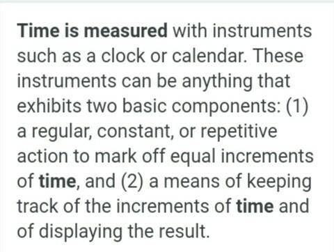 Time is a measure of: