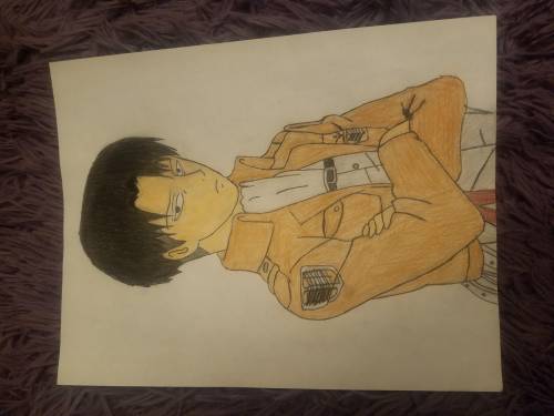 Rate my bad levi drawing lol