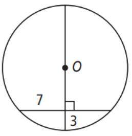 Find the length of the diameter of circle O. Round to the nearest tenth.
