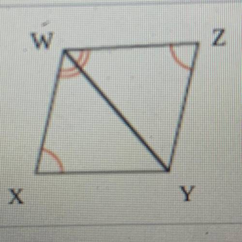 A. The triangles are congruent by ASA

B. The triangles are congruent by AAS
C. The triangles are