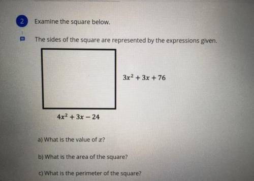 Help.What is the value of x, the perimeter and area?