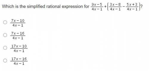 Hurry, please?

20 points.
look at picture attached.
which is the simplified rational expression f