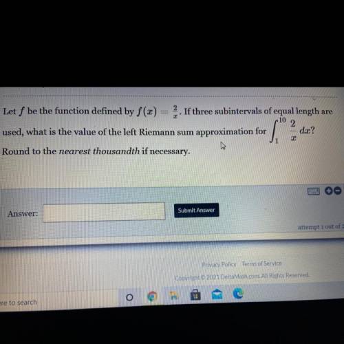 Mar 08, 7:21:40 PM

Watch help video
Let f be the function defined by f(x) = {. If three subinterv