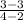 \frac{3-3}{4-2}