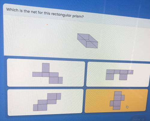 Which is the net for this rectangular prism