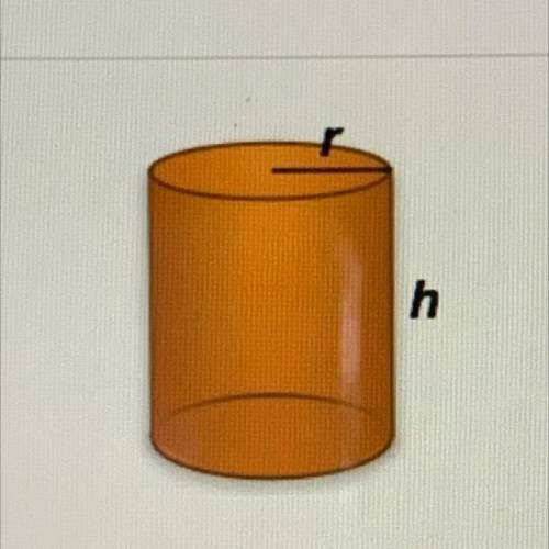 Find the volume of a cylinder with a radius of 3 cm and a height of 7 cm