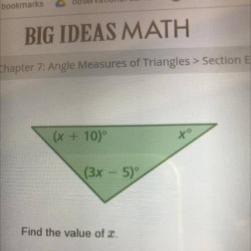 What's the value of x 
(3x-5) and (x+10)
