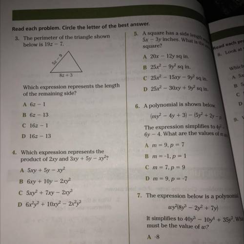 Please helppp (algebra 1)
Please answer all that you know (I will give brainliest)
Thank you
